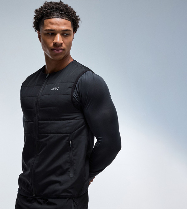 Quilted Running Gilet