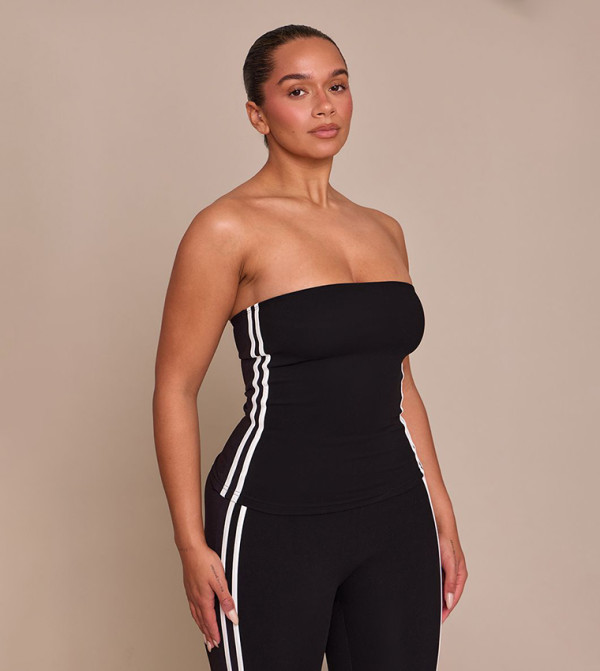 Shape Sculpt Contrast Detail Bandeau Top