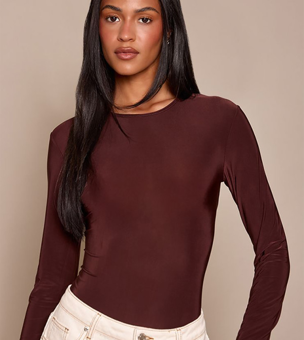 Tall Slinky Long Sleeves Bodysuit