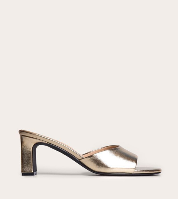 Wide Fit Patent Block Heeled Sandals