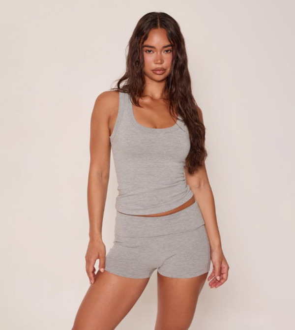 Soft Cotton Scoop Neck Tank Top