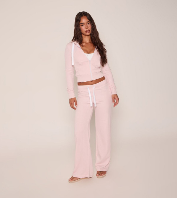 Low Rise Fitted Sweatpants