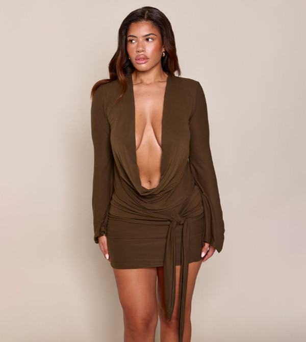 Shape Soft Touch Long Sleeves Drape Top