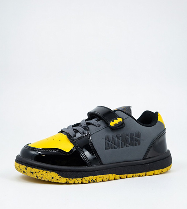 Batman Themed Velcro Closure Sneakers