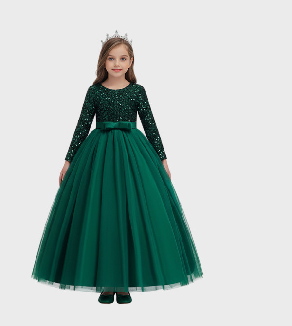 فستان سهرة لامع