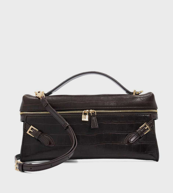 DECLARATIONS Textured Top Handle Bag