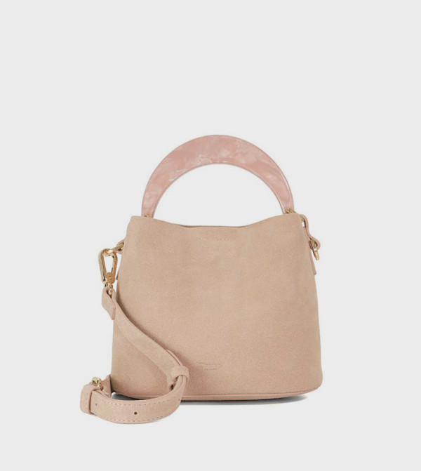 DHARLA Textured Handheld Bag
