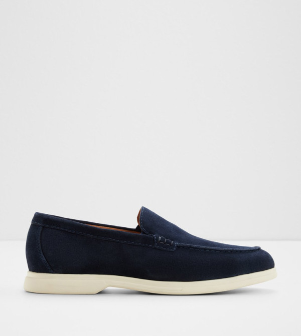 DOLAN Almond Toe Leather Loafers