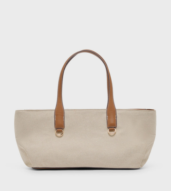 CLARINAC Textured Zip Shoulder Bag