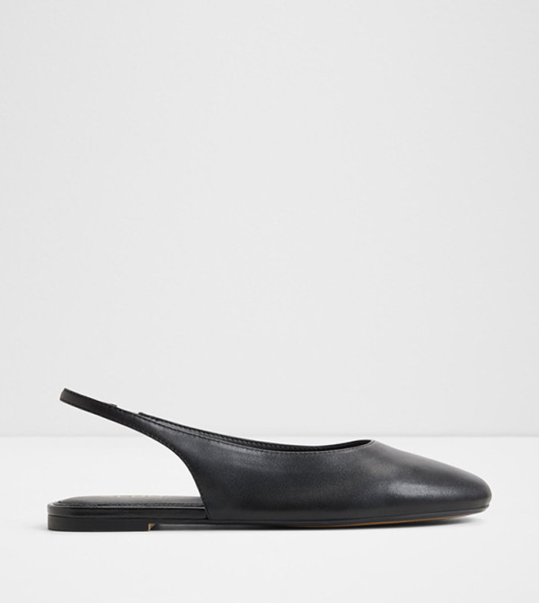 DROPWAVE Almond Toe Slingback Flat Shoes
