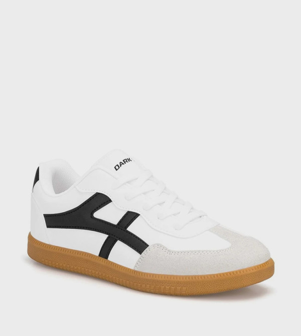 Colorblock Lace Up Low Top Sneakers