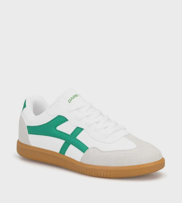 Colorblock Lace Up Low Top Sneakers