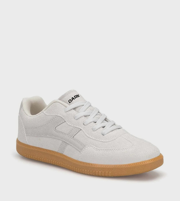 Suede Lace Up Low Top Sneakers