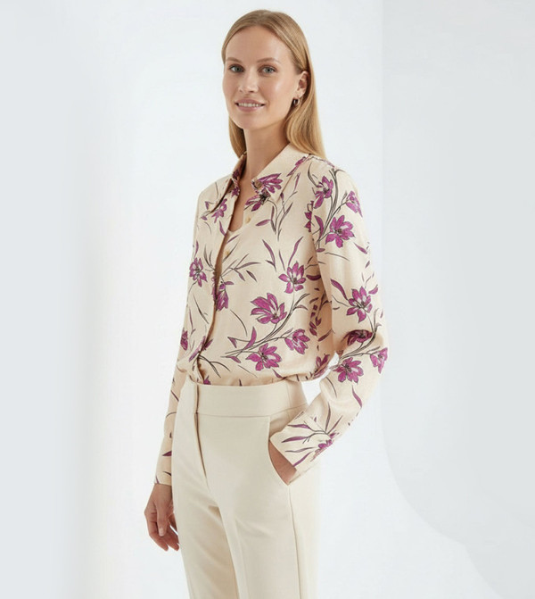 Floral Long Sleeves Shirt