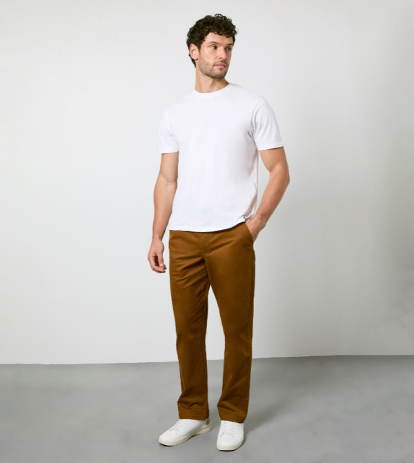 Premium Solid Chino Trousers