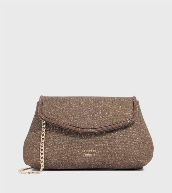 ELEGANTLY Textured Flap Shoulder Bag