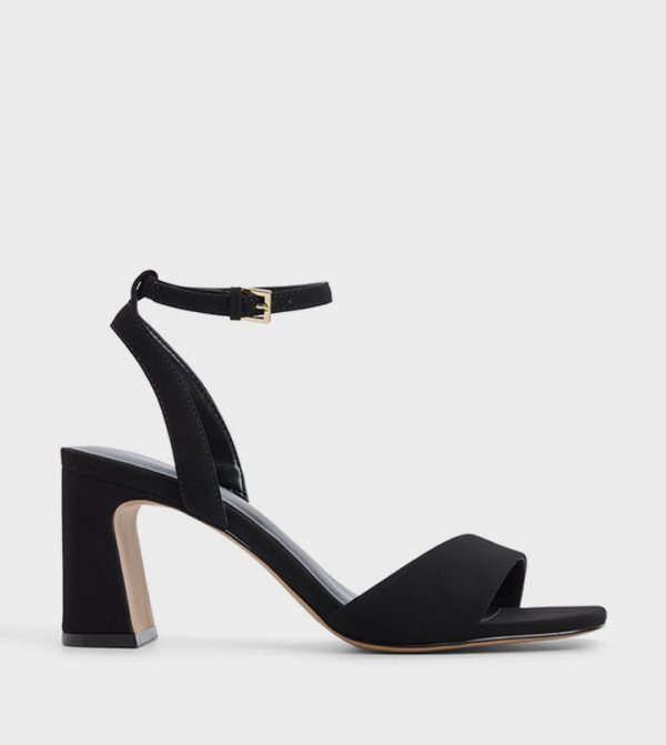 ELLANA Ankle Strap Block Heel Sandals