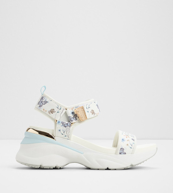 EULALIA Printed Chunky Sandals