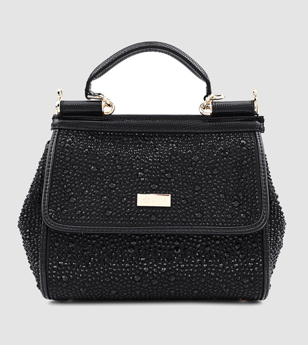 Embellished Satchel Bag