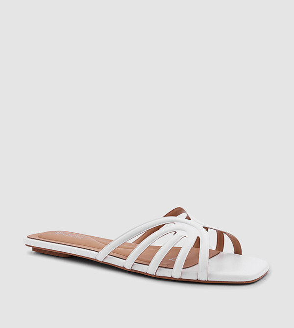 Solid Strappy Flat Sandals