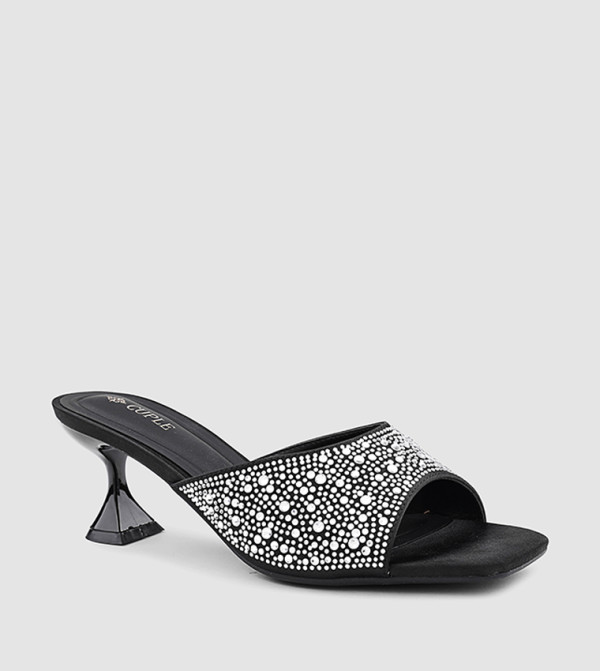 Embellished Heeled Sandals
