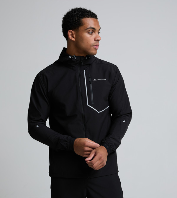 RAMBLE 3.0 Solid Zip Up Hooded Active Jacket