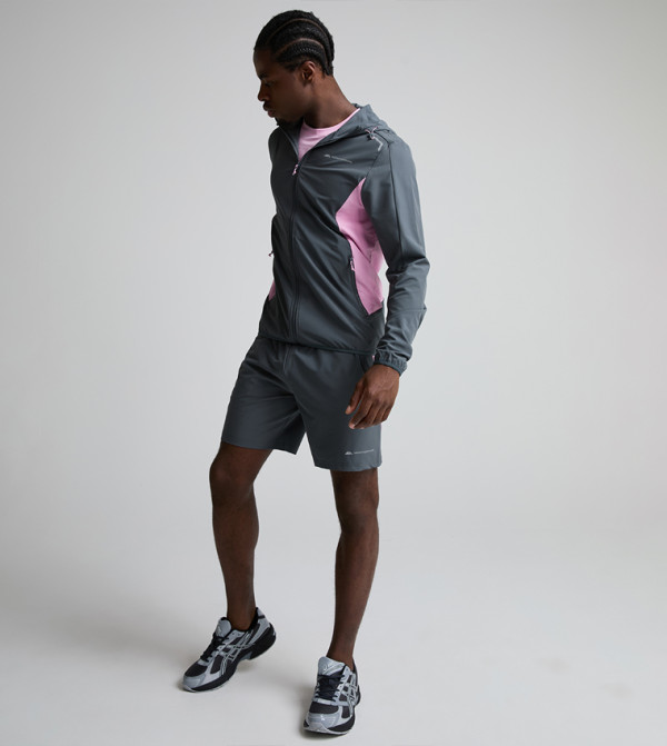 LYDER 3.0 Color Block Zip Pocket Running Shorts