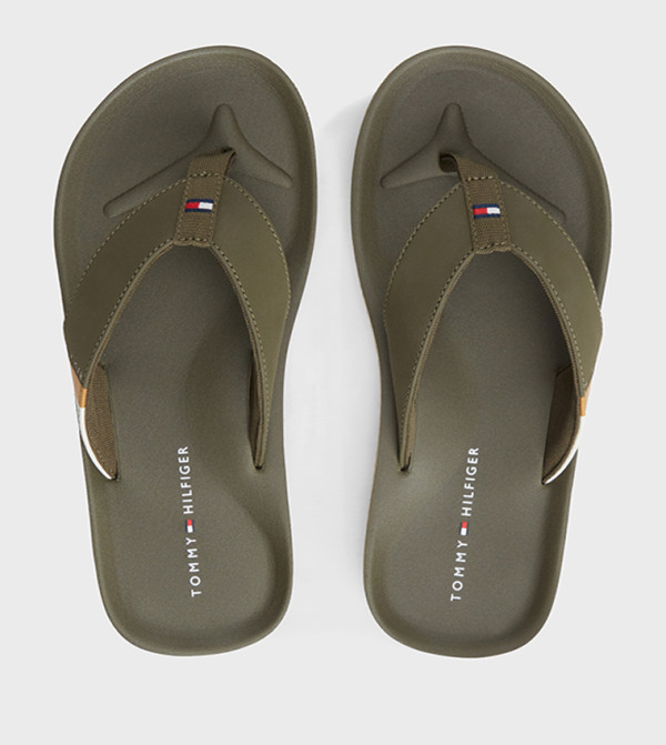 Colorblock Toe Post Flip-Flops