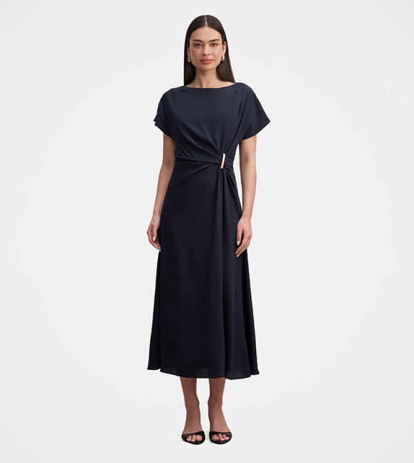 WREN Meta Accent Midi Dress