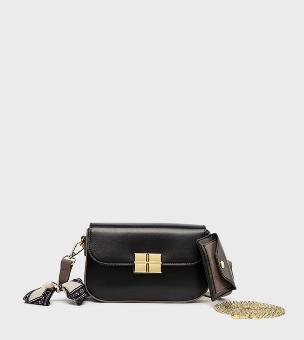 Textured Convertible Crossbody Bag