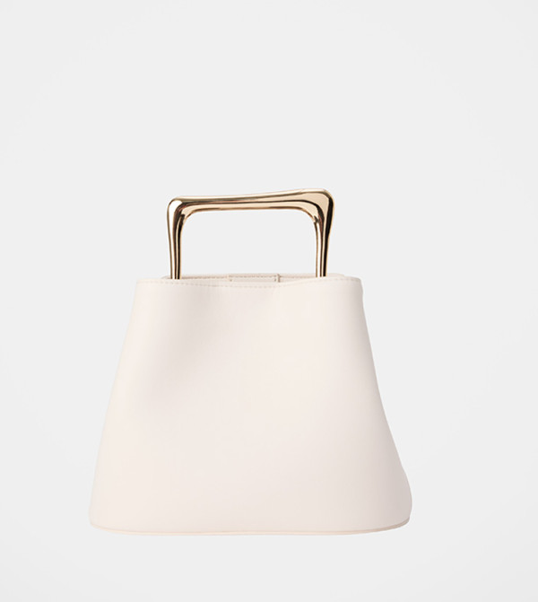 MARTHA Metal Top Handle Bag