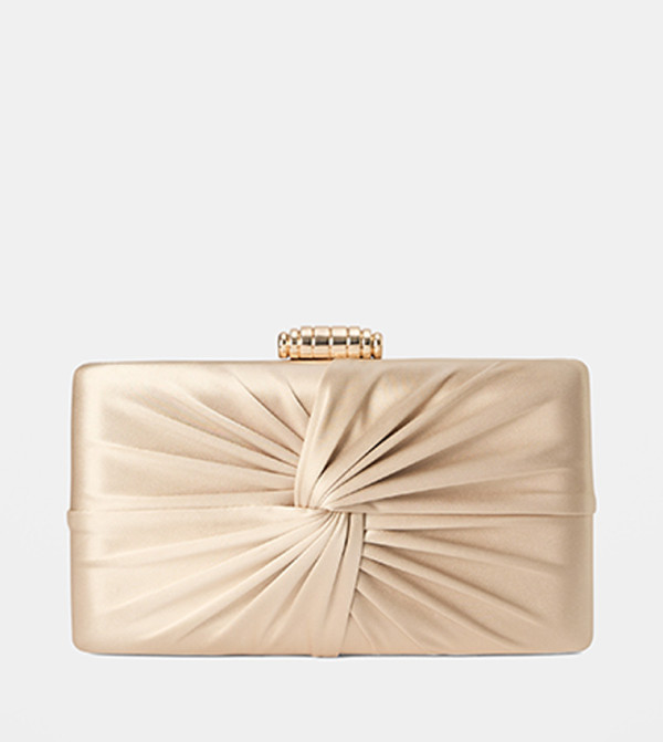 TATE Twist Detail Clutch Bag