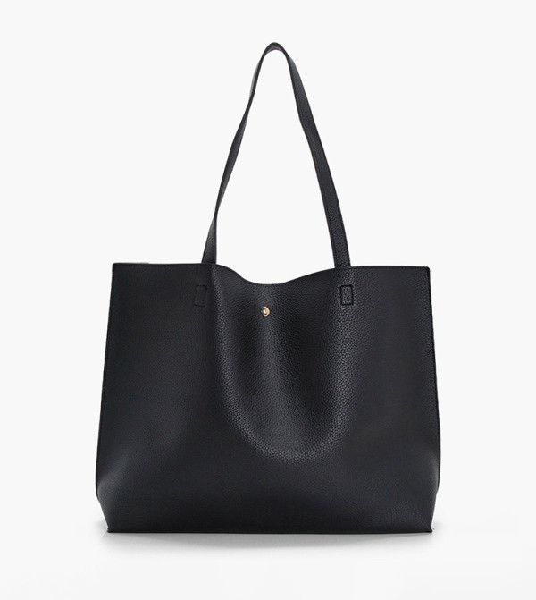 Large Popper Tote Shopper Bag