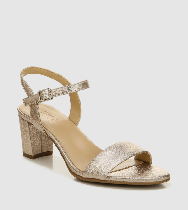 BRISTOLL Open-Toe Block Heel Sandals