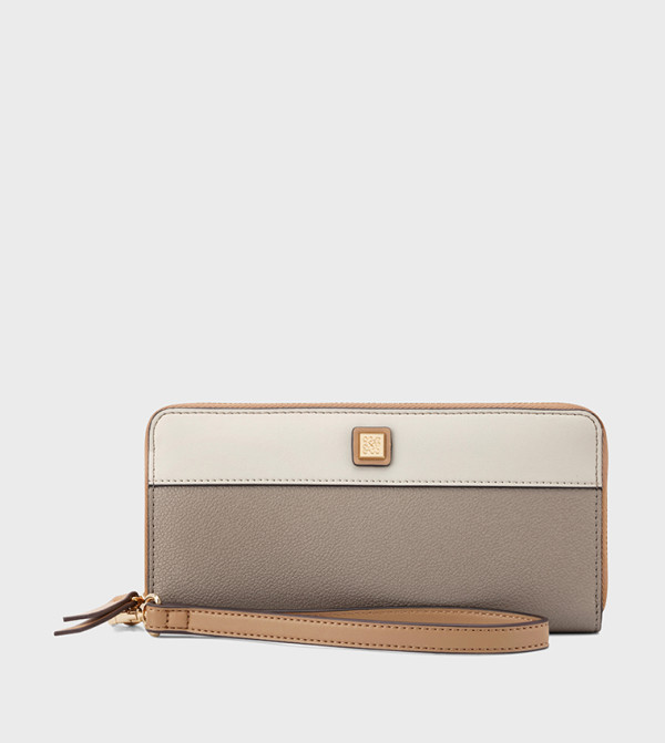Textured Zip Wallet