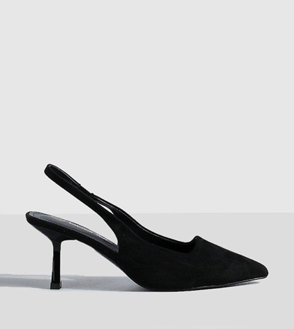 Low Stiletto Slingback Court Shoe