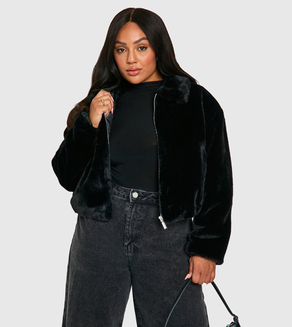 Curve Faux Fur Jacket