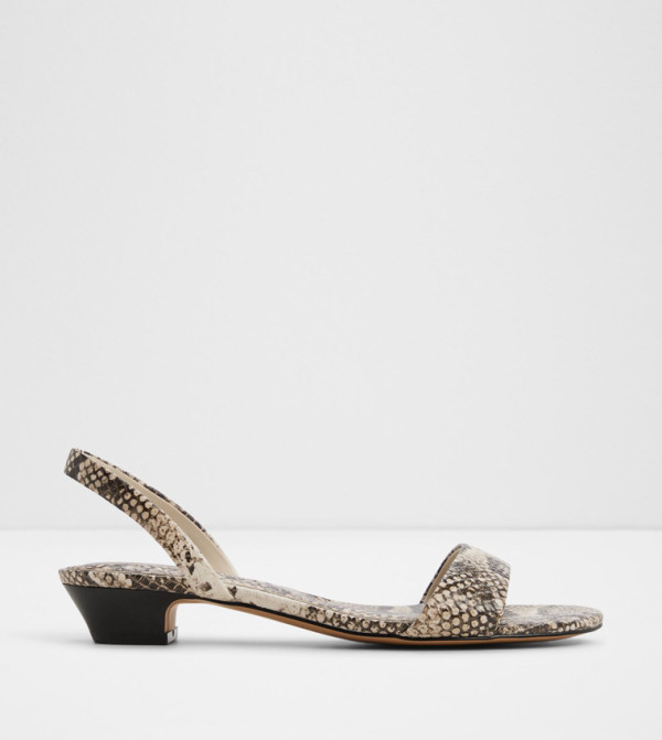 HALOBREREL Open Toe Low Block Heel Sandals