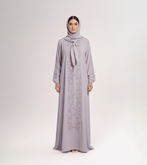 2-Piece Embroidered Prayer Dress & Mat