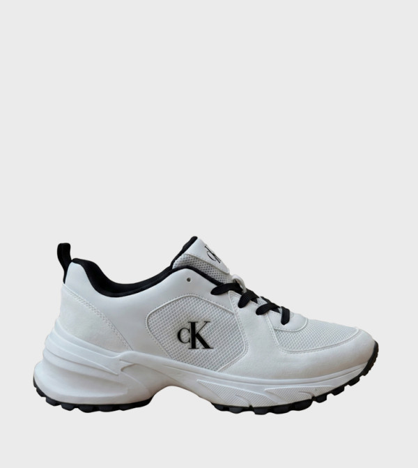 Logo Detail Lace-Up Sneakers