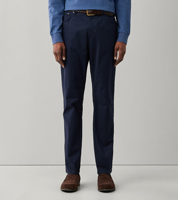 Solid Slim Fit Chinos