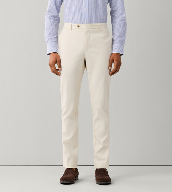 Solid Slim Fit Chinos