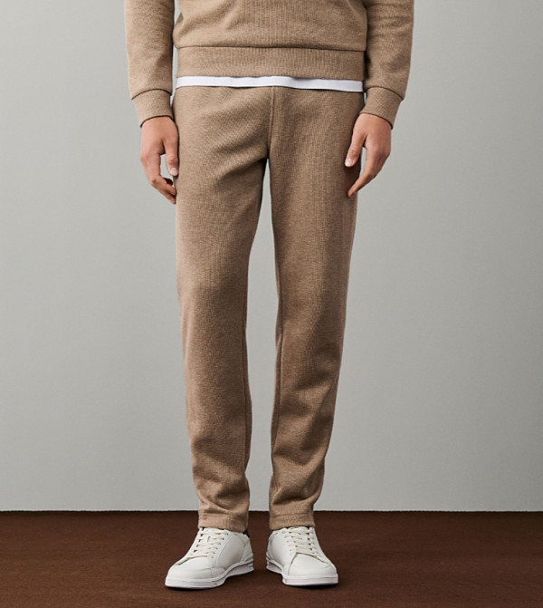Solid Regular Fit Joggers