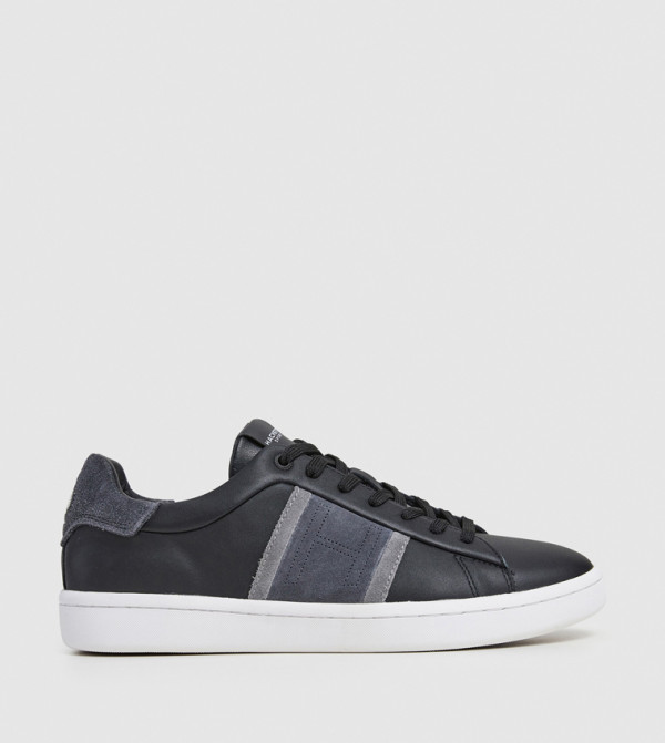Color Block Lace-Up Sneakers