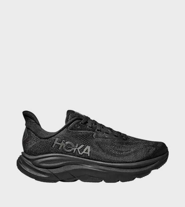 CLIFTON 10 WIDE Textured Lace Up Running Shoes