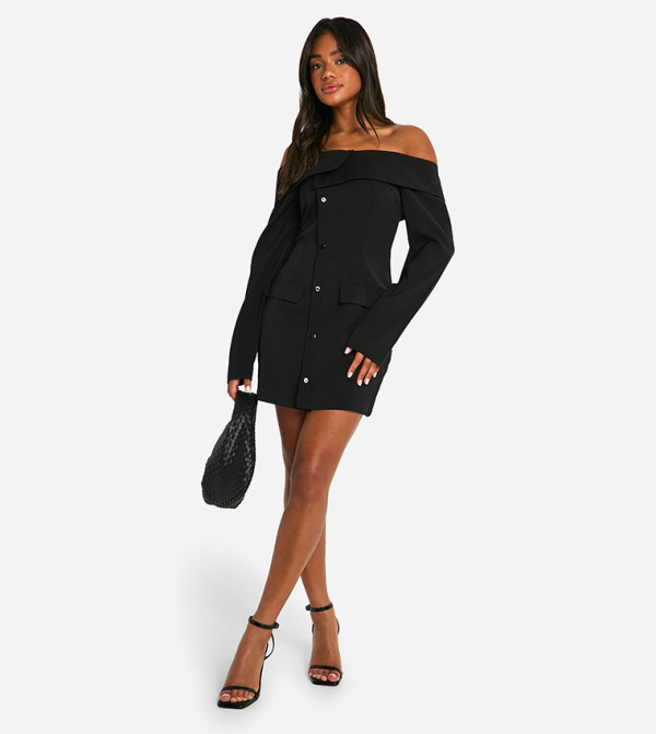 Bardot Long Sleeves Blazer Dress