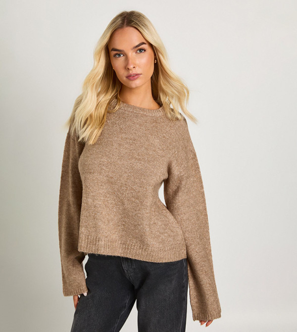 Super Soft Crew Neck Knitted Sweater