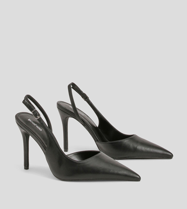 High Heeled Slingback Pumps