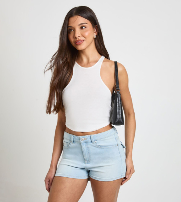 Y2K Pocket Denim Booty Shorts