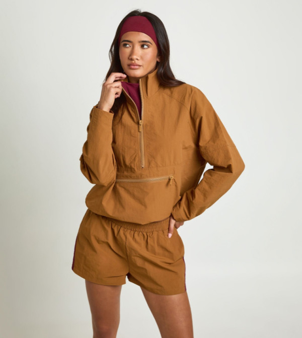 Panel Detail Track Shorts